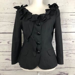 MOSCHINO Italian Vintage Linen Flapper Jacket